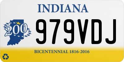 IN license plate 979VDJ