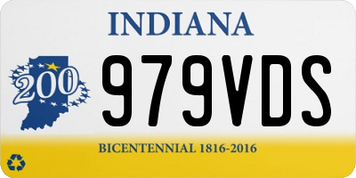 IN license plate 979VDS
