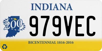 IN license plate 979VEC