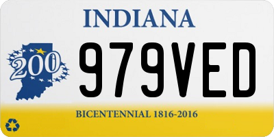 IN license plate 979VED