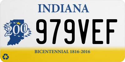 IN license plate 979VEF