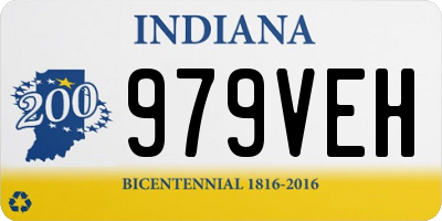 IN license plate 979VEH