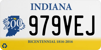 IN license plate 979VEJ