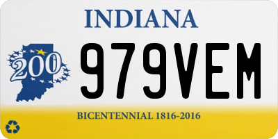 IN license plate 979VEM