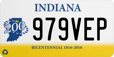 IN license plate 979VEP