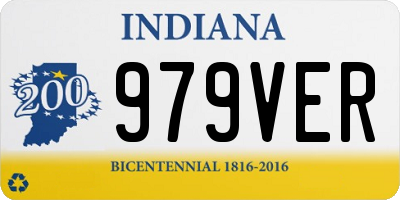 IN license plate 979VER