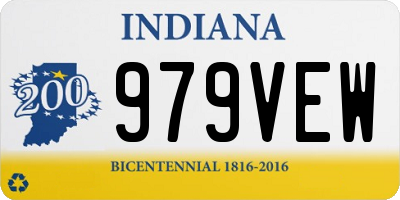 IN license plate 979VEW