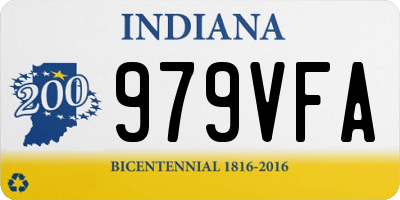IN license plate 979VFA
