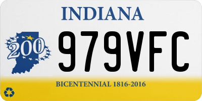 IN license plate 979VFC