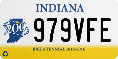 IN license plate 979VFE