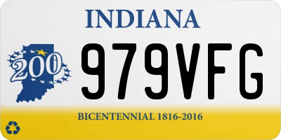 IN license plate 979VFG
