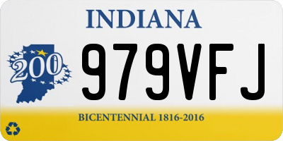 IN license plate 979VFJ