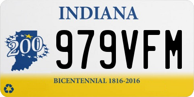 IN license plate 979VFM