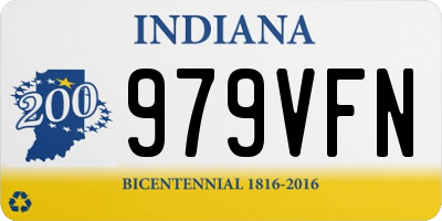 IN license plate 979VFN