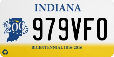 IN license plate 979VFO