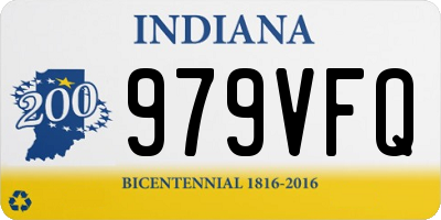 IN license plate 979VFQ