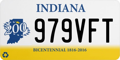 IN license plate 979VFT