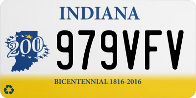 IN license plate 979VFV