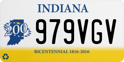 IN license plate 979VGV