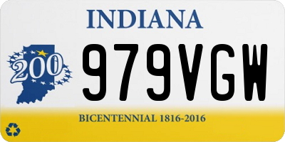 IN license plate 979VGW