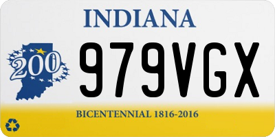 IN license plate 979VGX