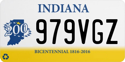 IN license plate 979VGZ