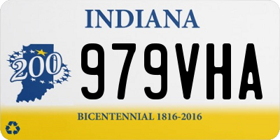 IN license plate 979VHA
