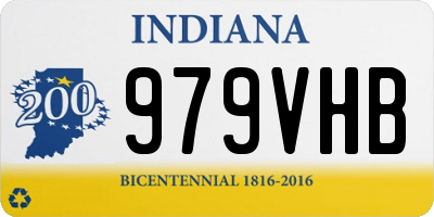 IN license plate 979VHB