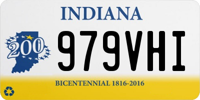 IN license plate 979VHI