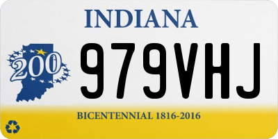 IN license plate 979VHJ