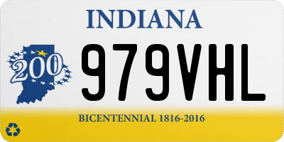 IN license plate 979VHL