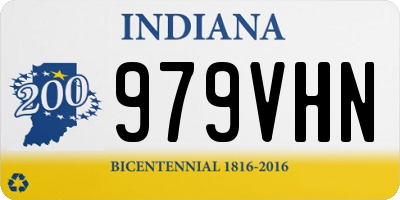 IN license plate 979VHN