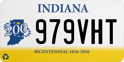 IN license plate 979VHT