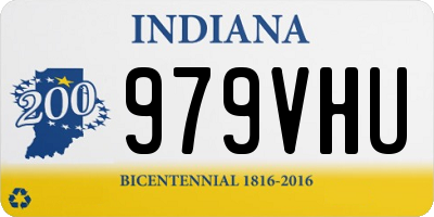IN license plate 979VHU