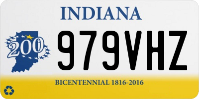 IN license plate 979VHZ