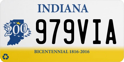IN license plate 979VIA