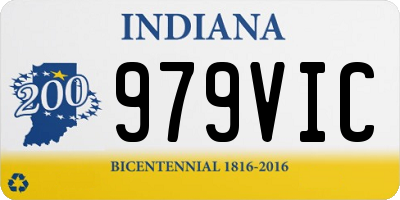 IN license plate 979VIC
