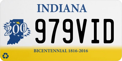 IN license plate 979VID