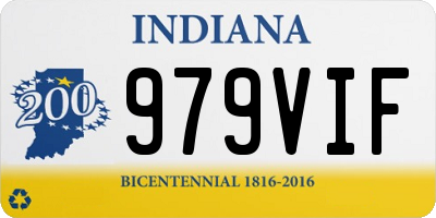 IN license plate 979VIF