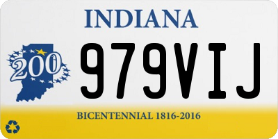 IN license plate 979VIJ