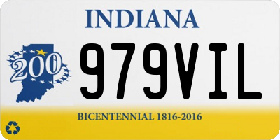IN license plate 979VIL