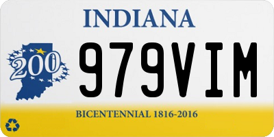 IN license plate 979VIM