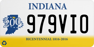 IN license plate 979VIO