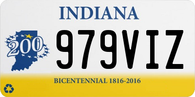IN license plate 979VIZ