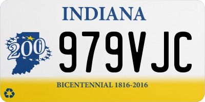 IN license plate 979VJC