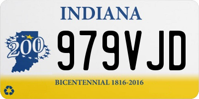 IN license plate 979VJD