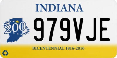 IN license plate 979VJE