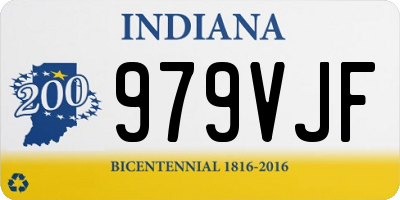 IN license plate 979VJF