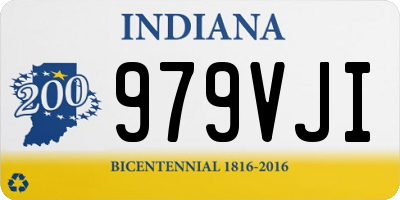 IN license plate 979VJI