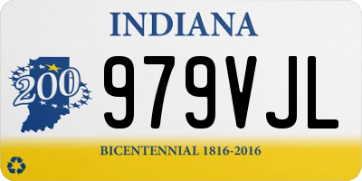 IN license plate 979VJL